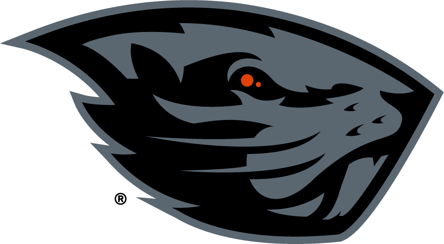 Oregon State Beavers 2018-Pres Secondary Logo v2 diy DTF decal sticker